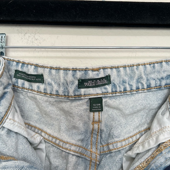 Wild Fable Denim Blue Women's Shorts - Picture 4 of 5